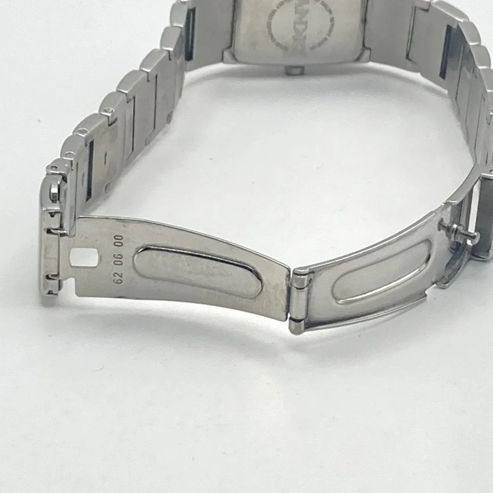 DKNY Women's Watch 17mm Brushed Silver Tone Blue Dial WR New Battery SMALL 6
